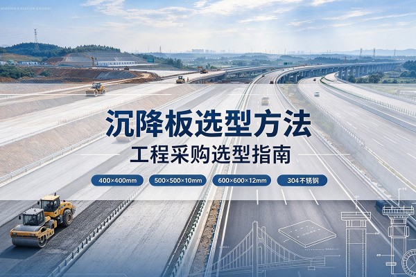 昭觉沉降板选择方法